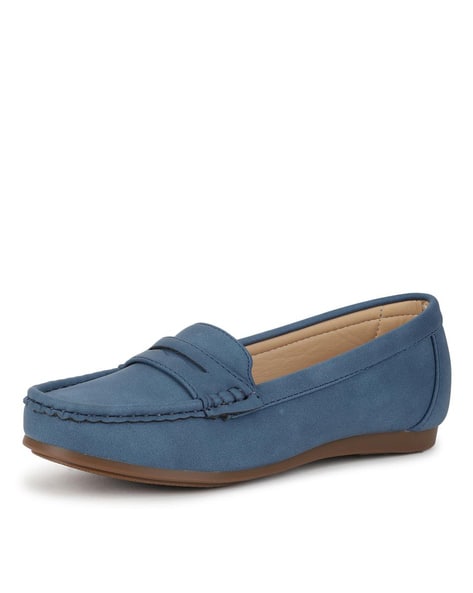 Panelled Penny Loafers (Image - 3)