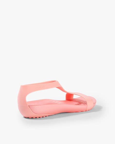 Crocs Womens Sandals Size 8 Pink Rubber Thong Casual Outdoor Sling | eBay