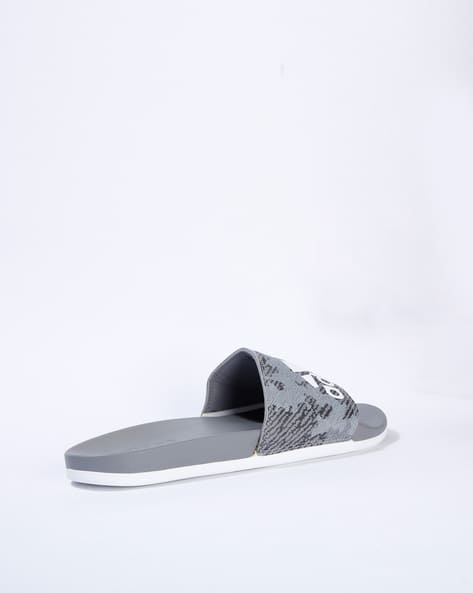 adidas grey slippers