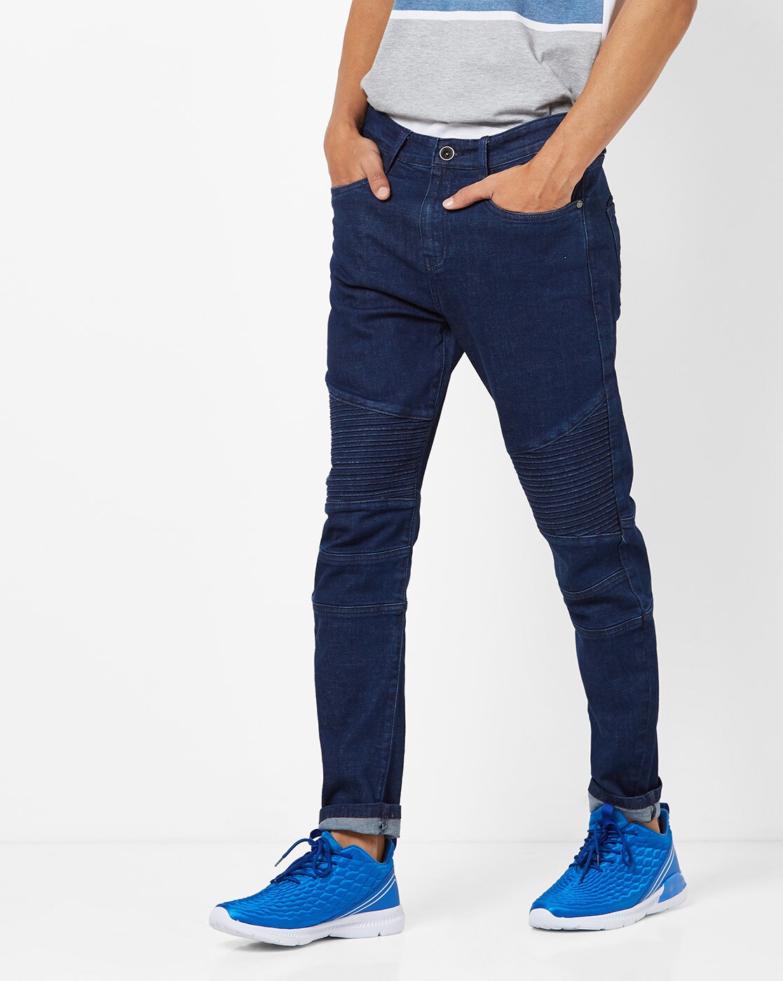 navy blue jeans mens