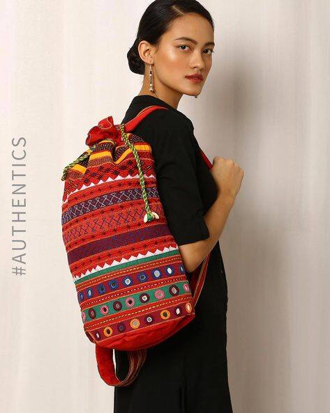 cotton backpack bags