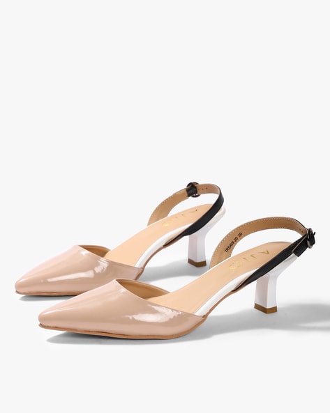 Buy Beige Heeled Shoes for Women by AJIO Online