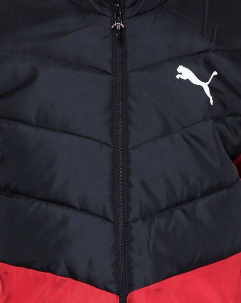 puma jacket red and black