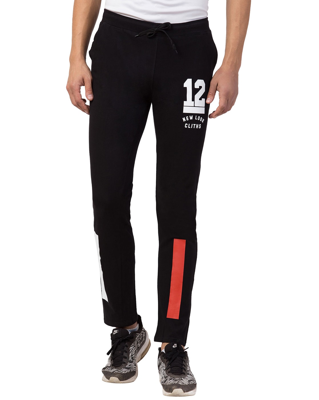 Buy Black Track Pants for Men by CLITHS Online | Ajio.com
