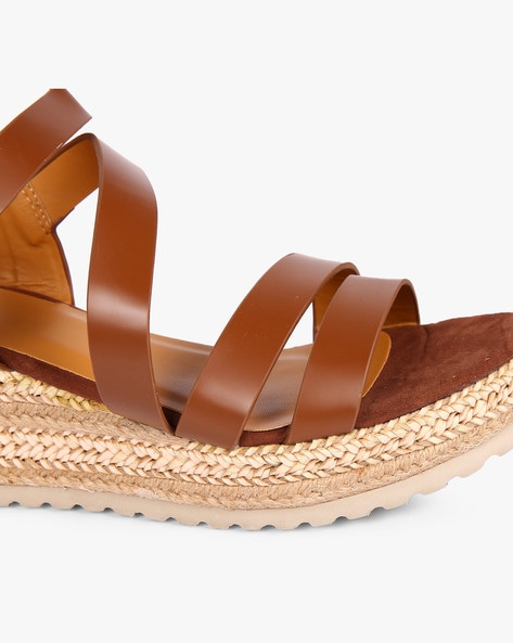 Strappy espadrille 2024 wedges