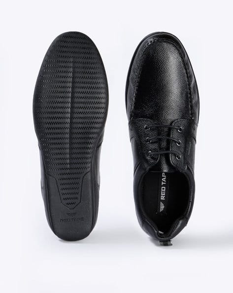 Textured Derby Shoes with Pull-Up Tabs (Image - 3)