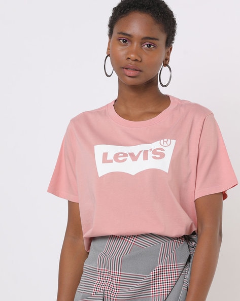 levis tshirt pink
