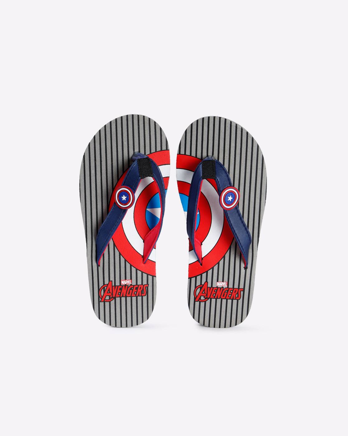 captain america flip flops