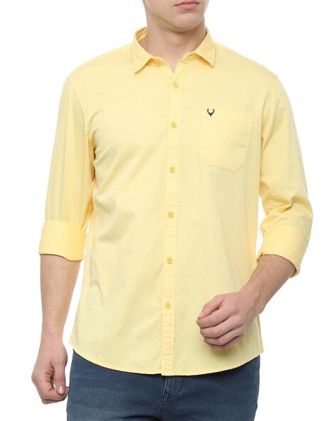 light yellow shirt