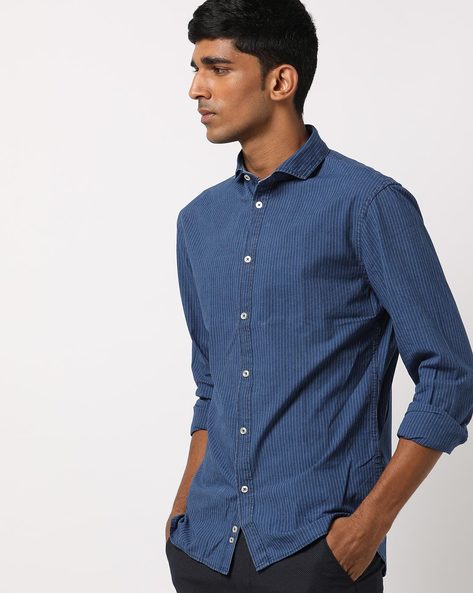 Celio Striped Slim Fit Shirt