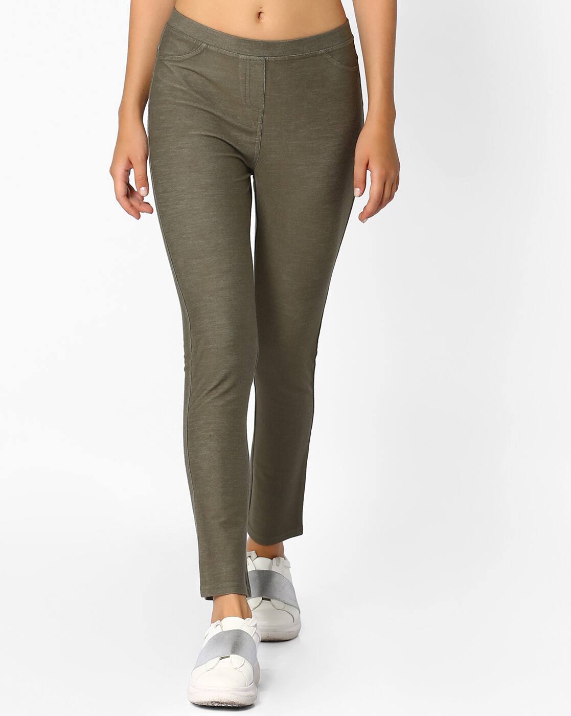 Buy Olive Green Jeans u0026 Jeggings for Women by Vero Moda Online | Ajio.com