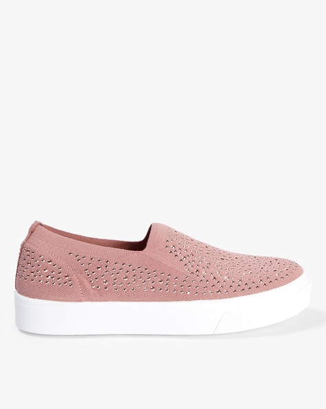 Skechers embellished slip-on cheap shoes- poppy studded affair