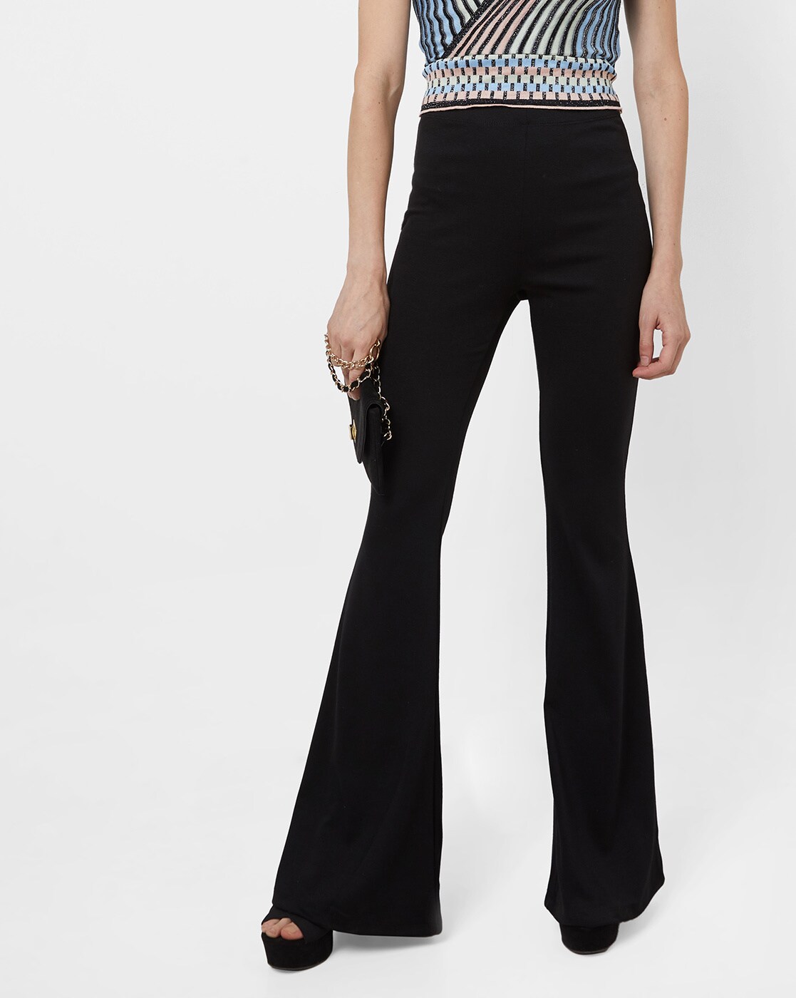 Buy Black Trousers & Pants for Women by TRENDYOL Online