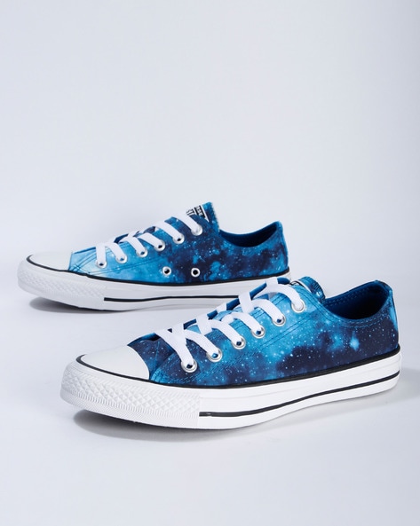 green and blue converse