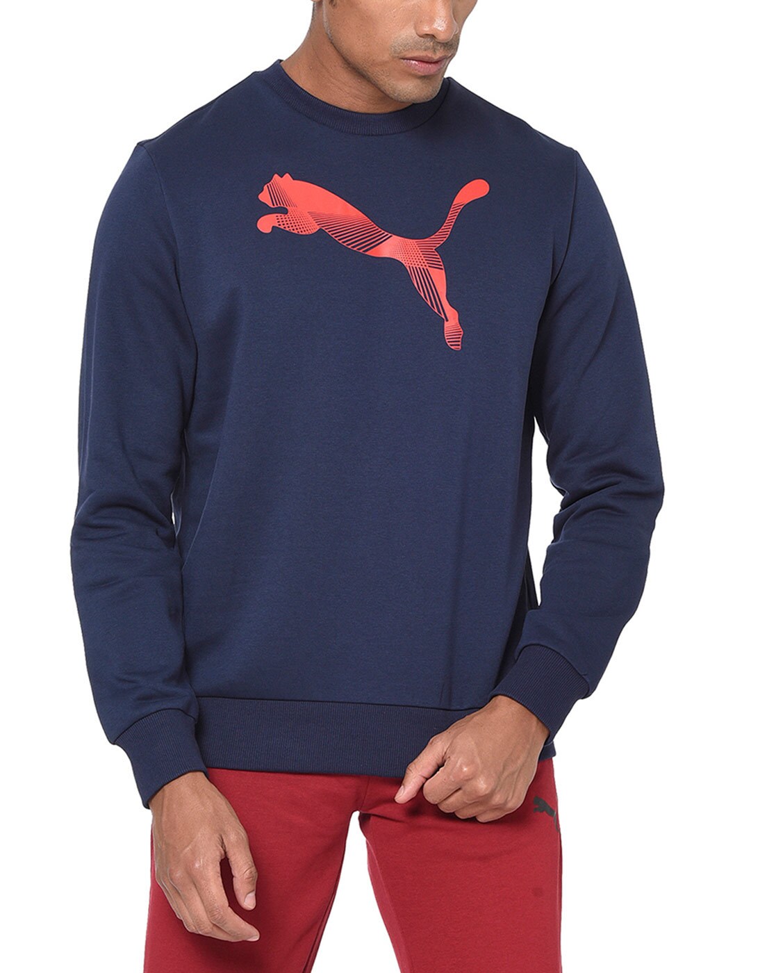 puma navy blue hoodie