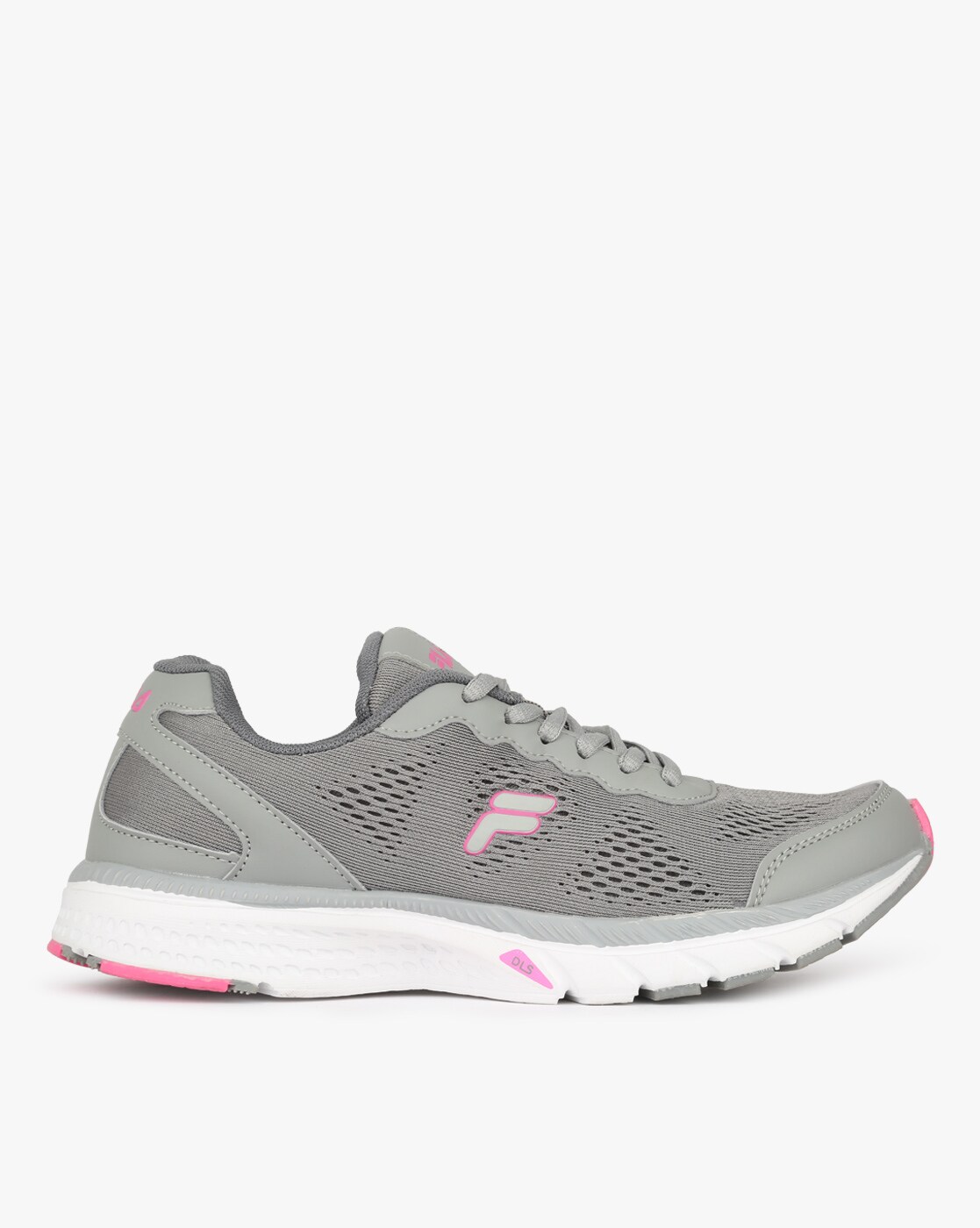 fila grey and pink shoes