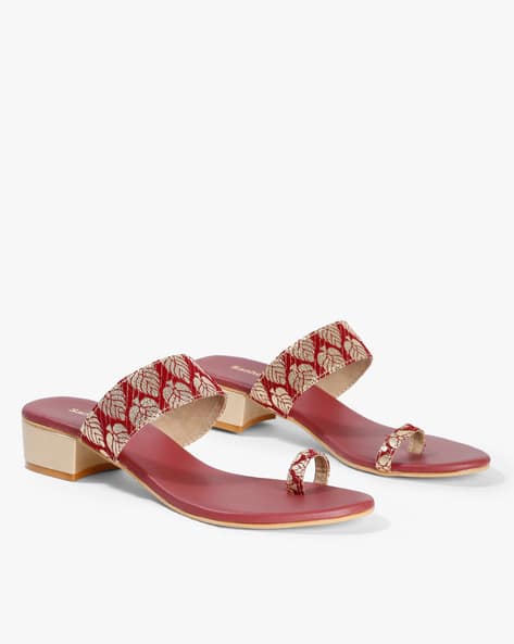 toe ring sandals with heels
