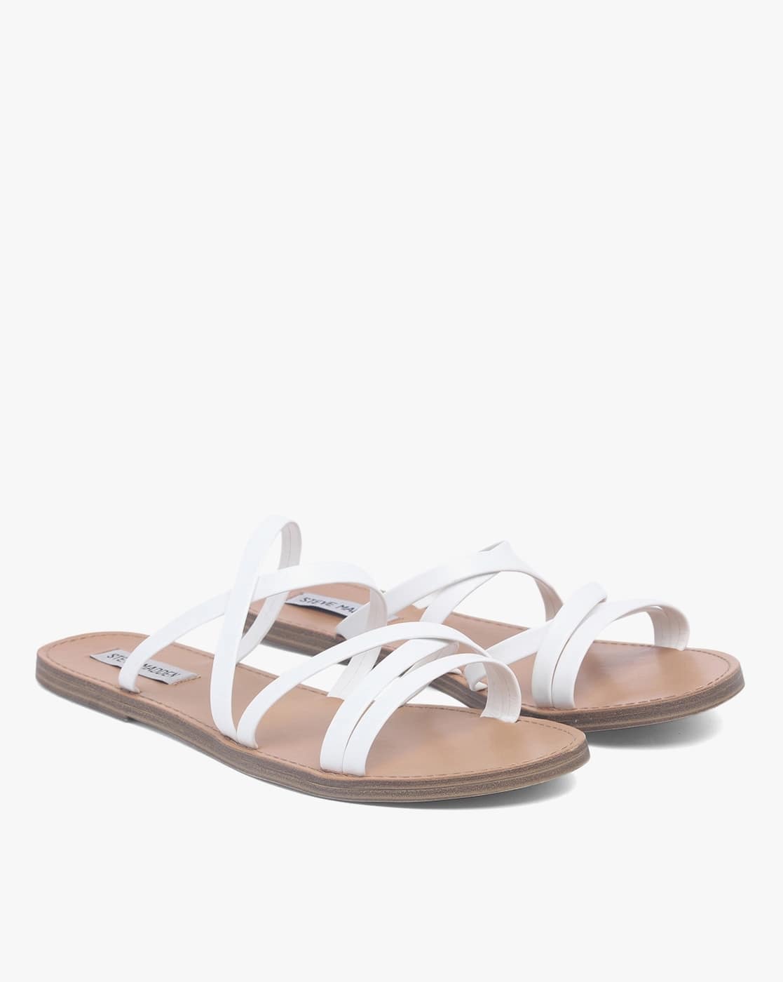 madden girl white sandals