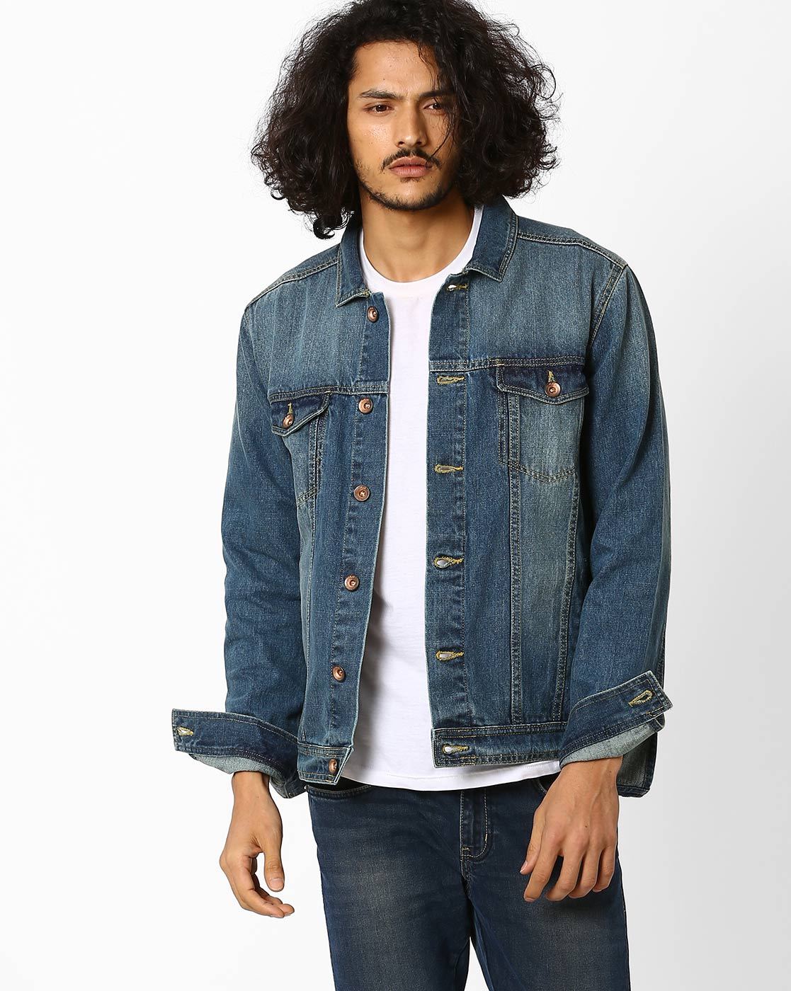 trendy jean jacket outfits