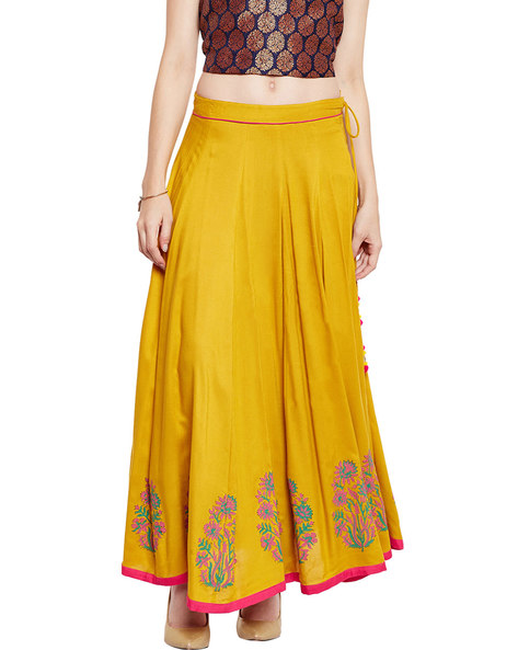 Buy Mustard Skirts \u0026 Ghagras for Women 