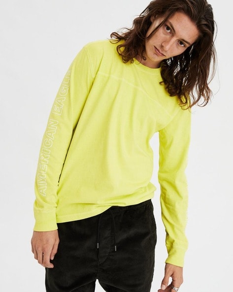 american eagle yellow sweatshirt