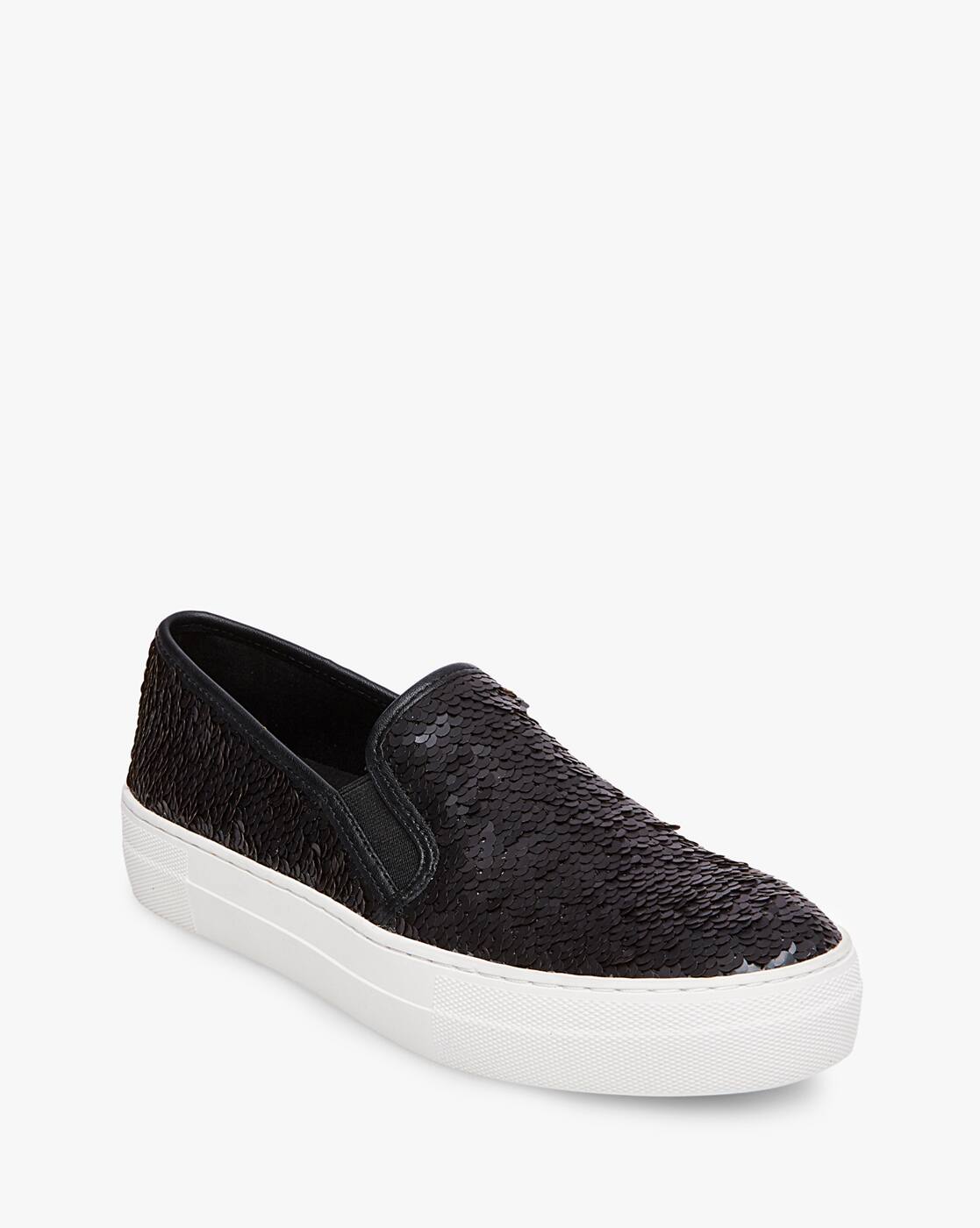 black steve madden slip ons