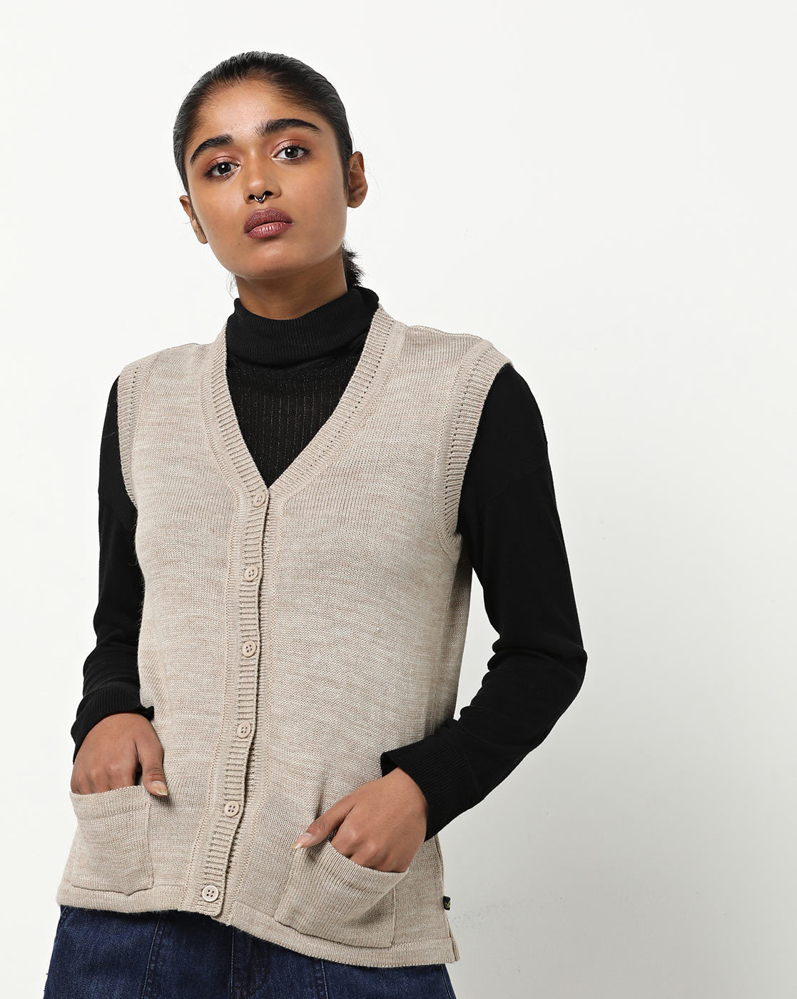 sleeveless cardigan women