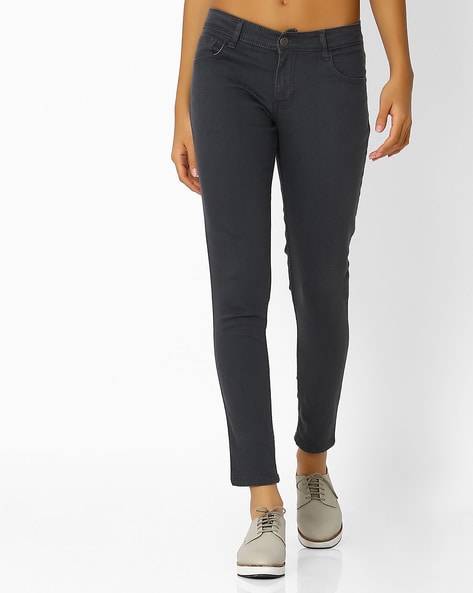 Grey Womens Jeans - Buy Grey Womens Jeans Online at Best Prices In India |  Flipkart.com