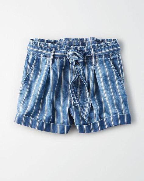 Buy Blue Shorts for Women by AMERICAN EAGLE Online Ajio