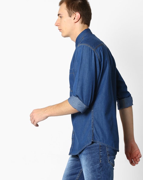 Buy Blue Shirts for Men by VOI JEANS Online | Ajio.com