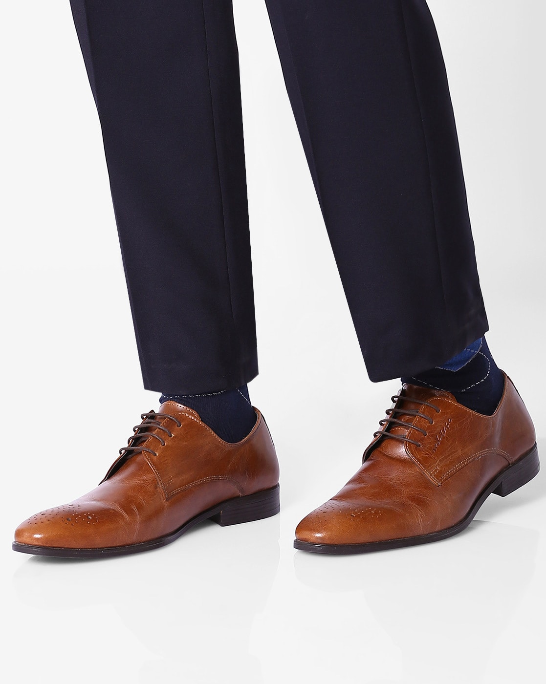 red tape formal shoes tan colour