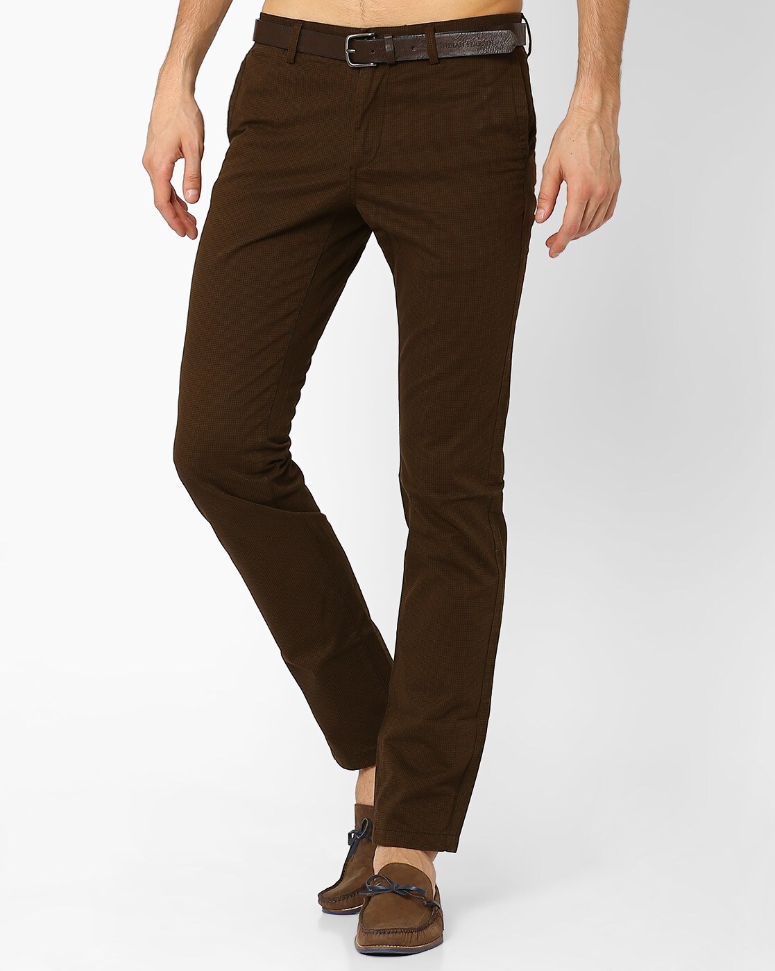 Extra Slim Brown Linen-blend Stretch Suit Pant | Express