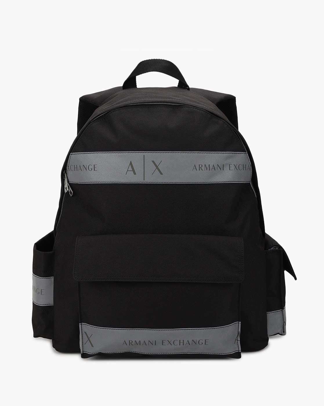 armani exchange black backpack