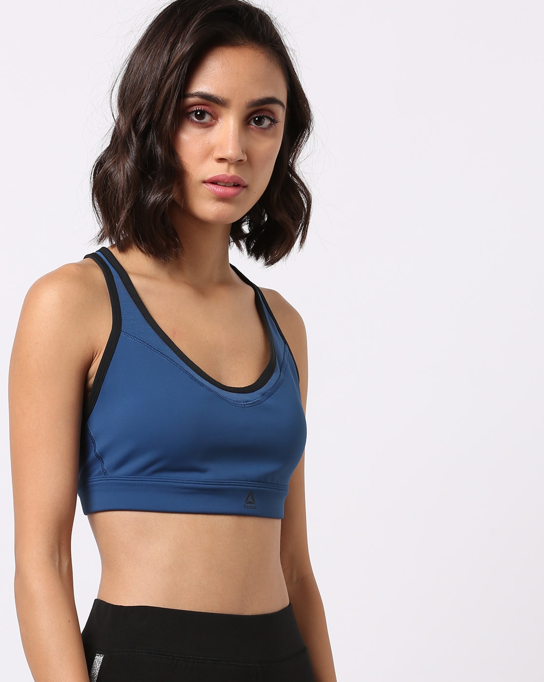 reebok racerback sports bra