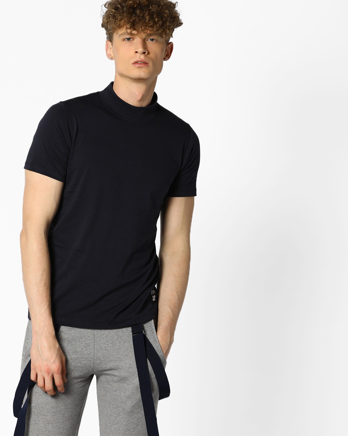 cotton turtleneck shirt