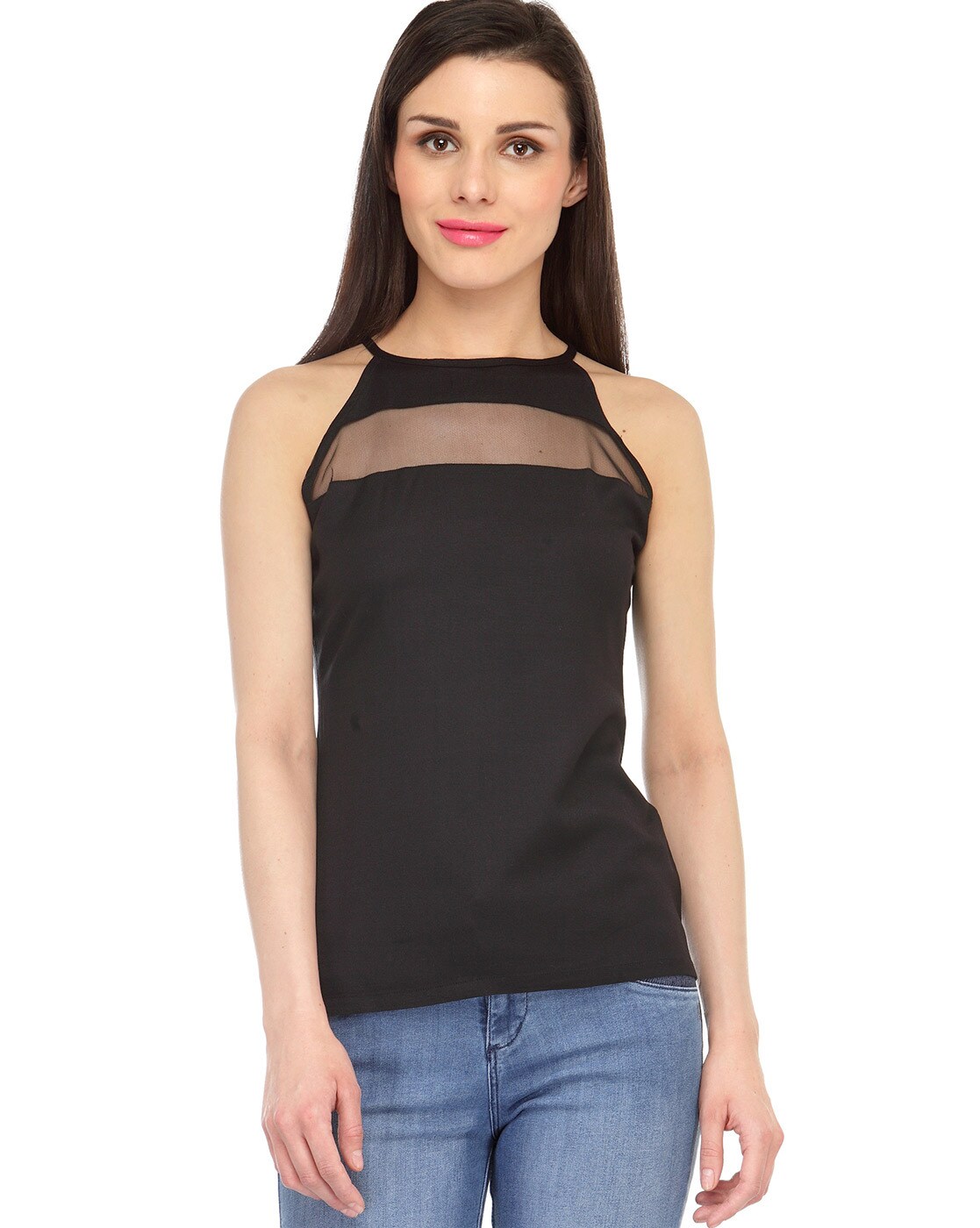 Buy Black Tops for Women by CATION Online