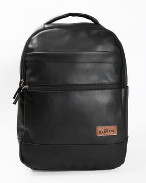 skybags leather backpack