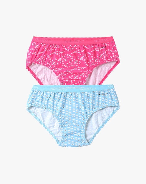 Buy FRUIT OF THE LOOM Women's Assorted Printed Cotton Pack Of 2 Panties  Online at Best Prices in India - JioMart.