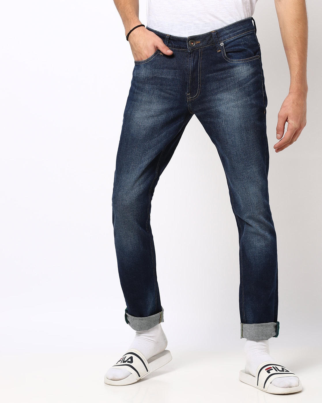 Buy Blue Jeans For Men By United Colors Of Benetton Online Ajio Com