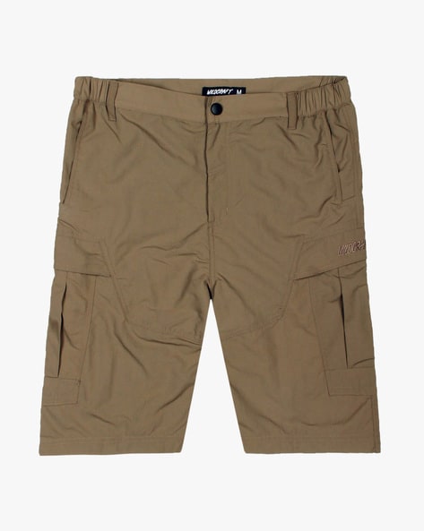 Buy Brown Wildcraft 6-Pocket Cargo Shorts | AJIO