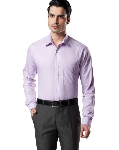 violet shirt for men