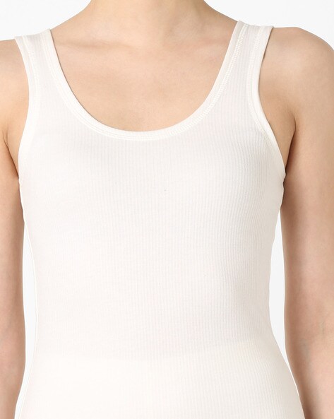 Jockey Women's Cotton Thermal Camisole Off White & Grey S,M,L,XL