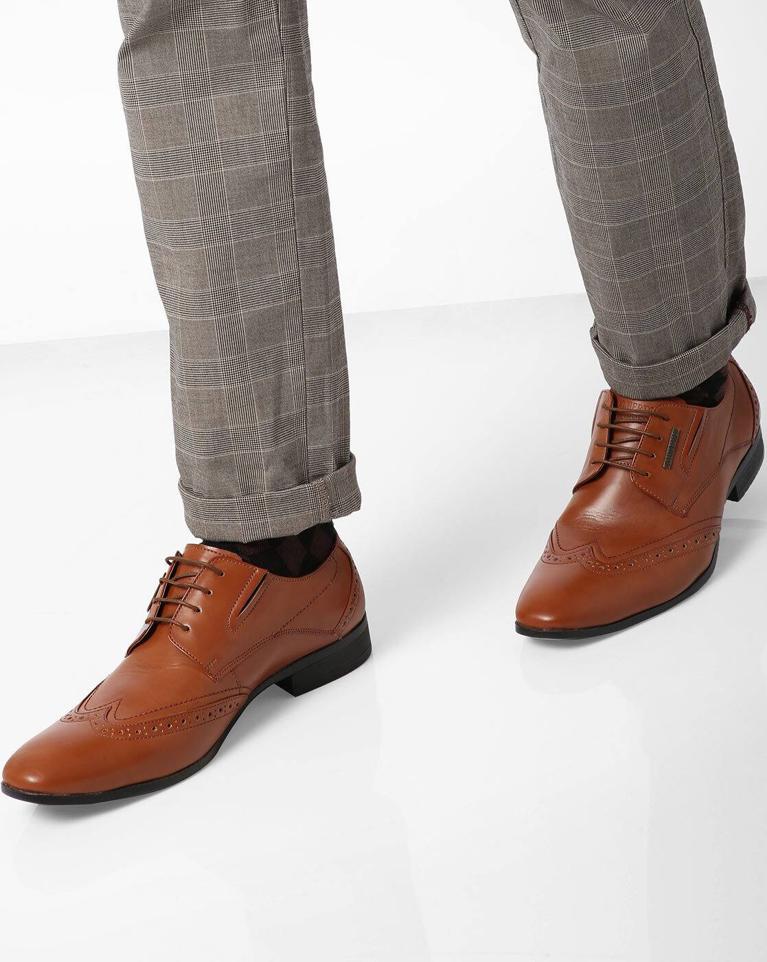 Buy Tan Brown Formal Shoes for Men by 