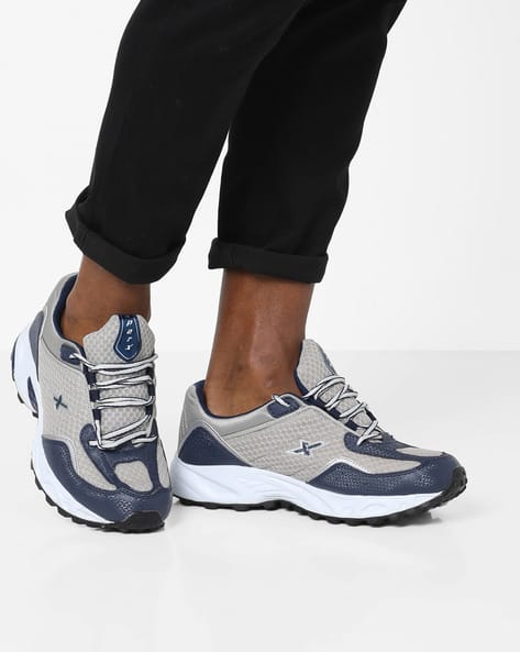Buy Grey Navy Blue Sports Shoes for Men by SPARX Online