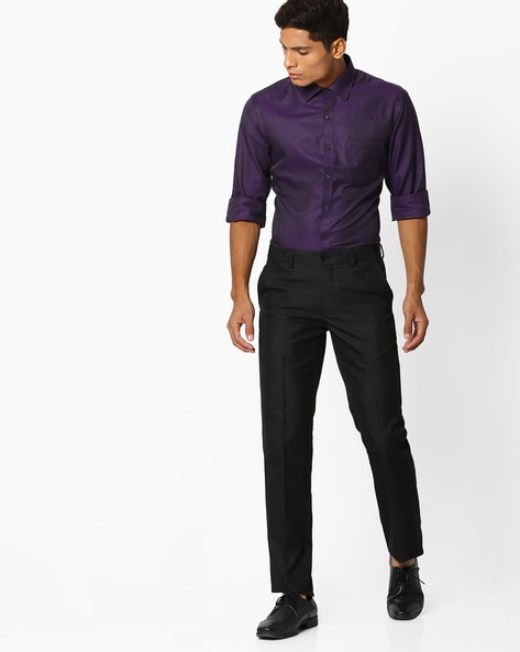 Buy Black Trousers & Pants for Men by NETWORK Online