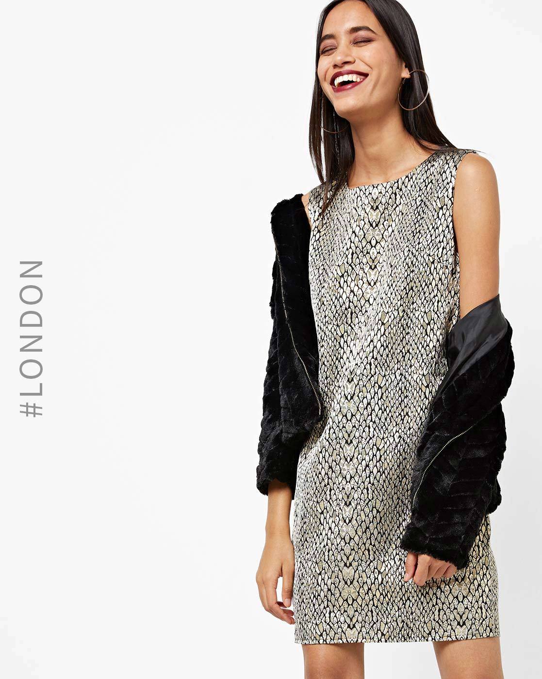 mela london lace shift dress