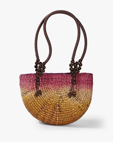 Thai Handcrafted Water Hyacinth Handbag