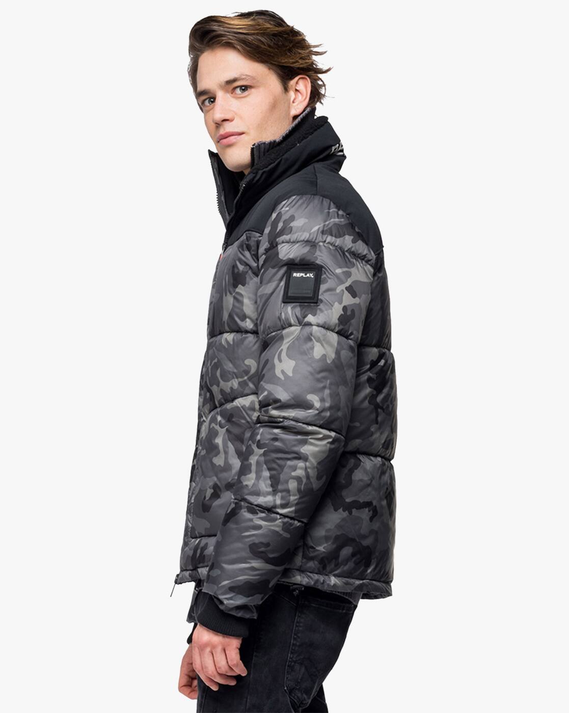replay camouflage jacket