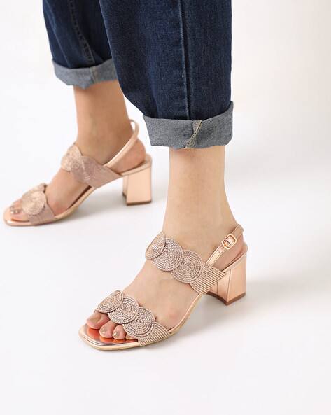 rose gold heels cheap