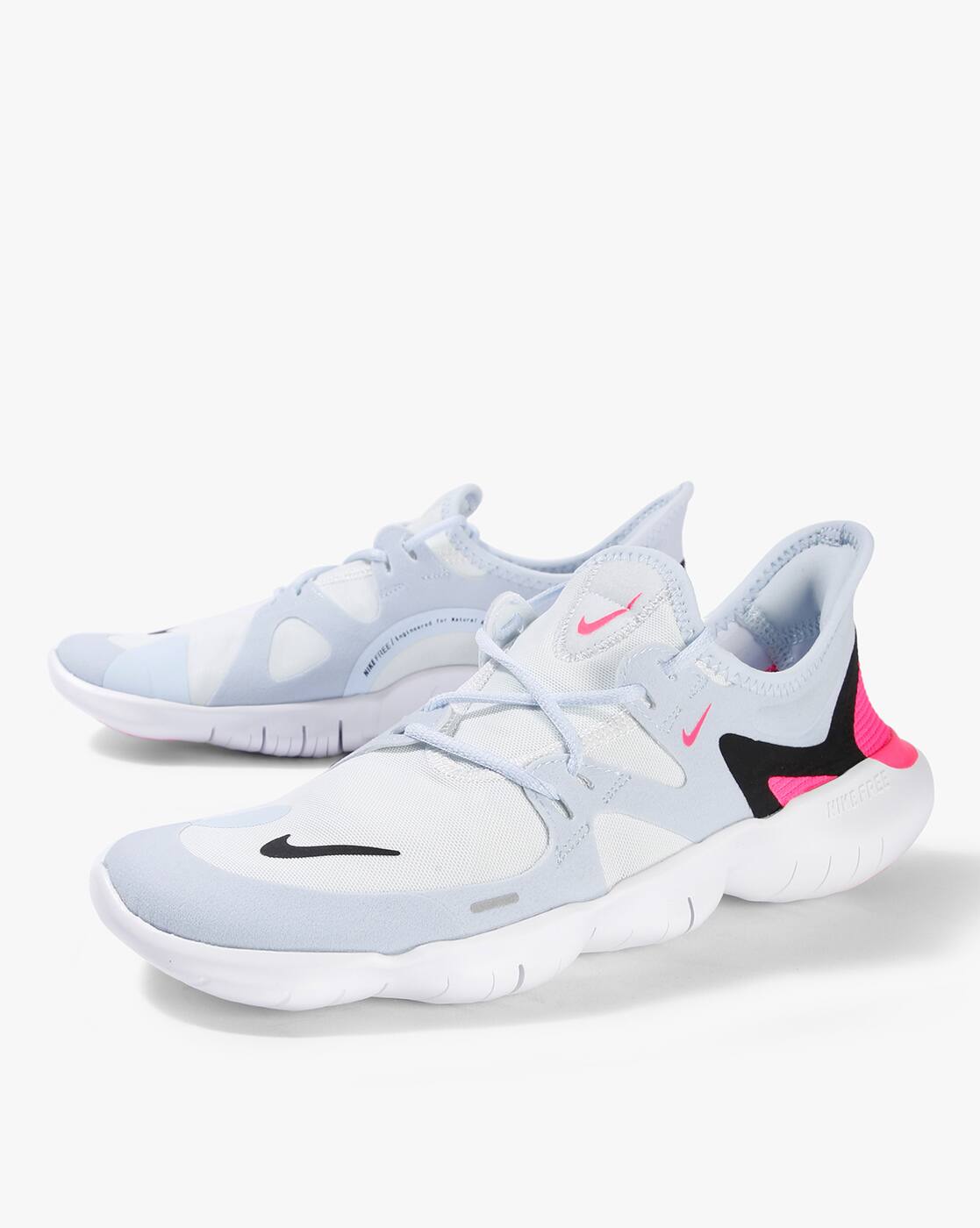 nike panelled lace up shoes